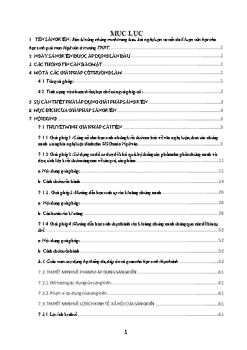 Rèn kĩ năng chứng minh trong kiểu bài nghị luận về vấn đề lí Luận văn học cho học sinh giỏi môn Ngữ văn ở trường THPT